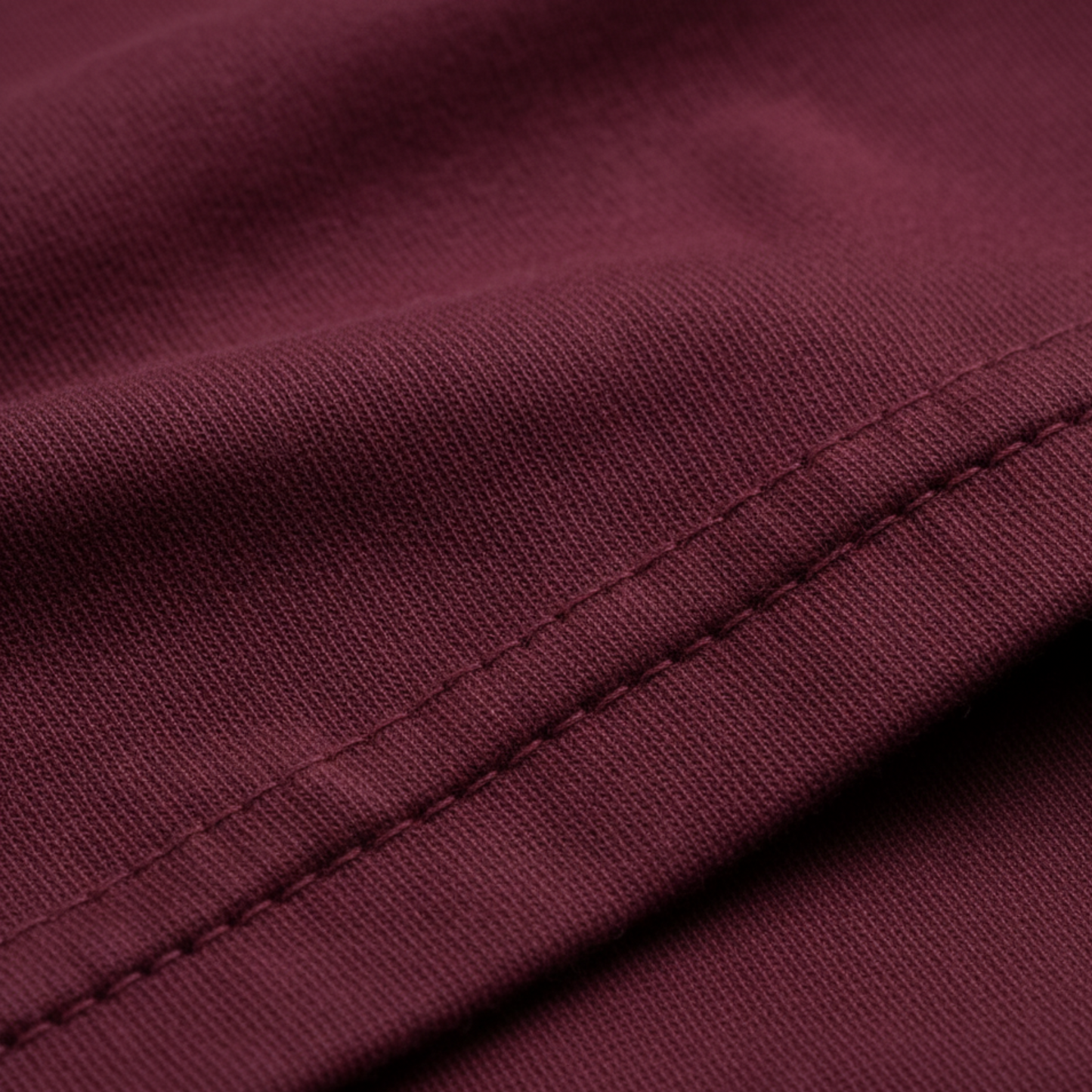 Premium cotton jersey Round Neck, Crew Neck Maroon T-Shirt