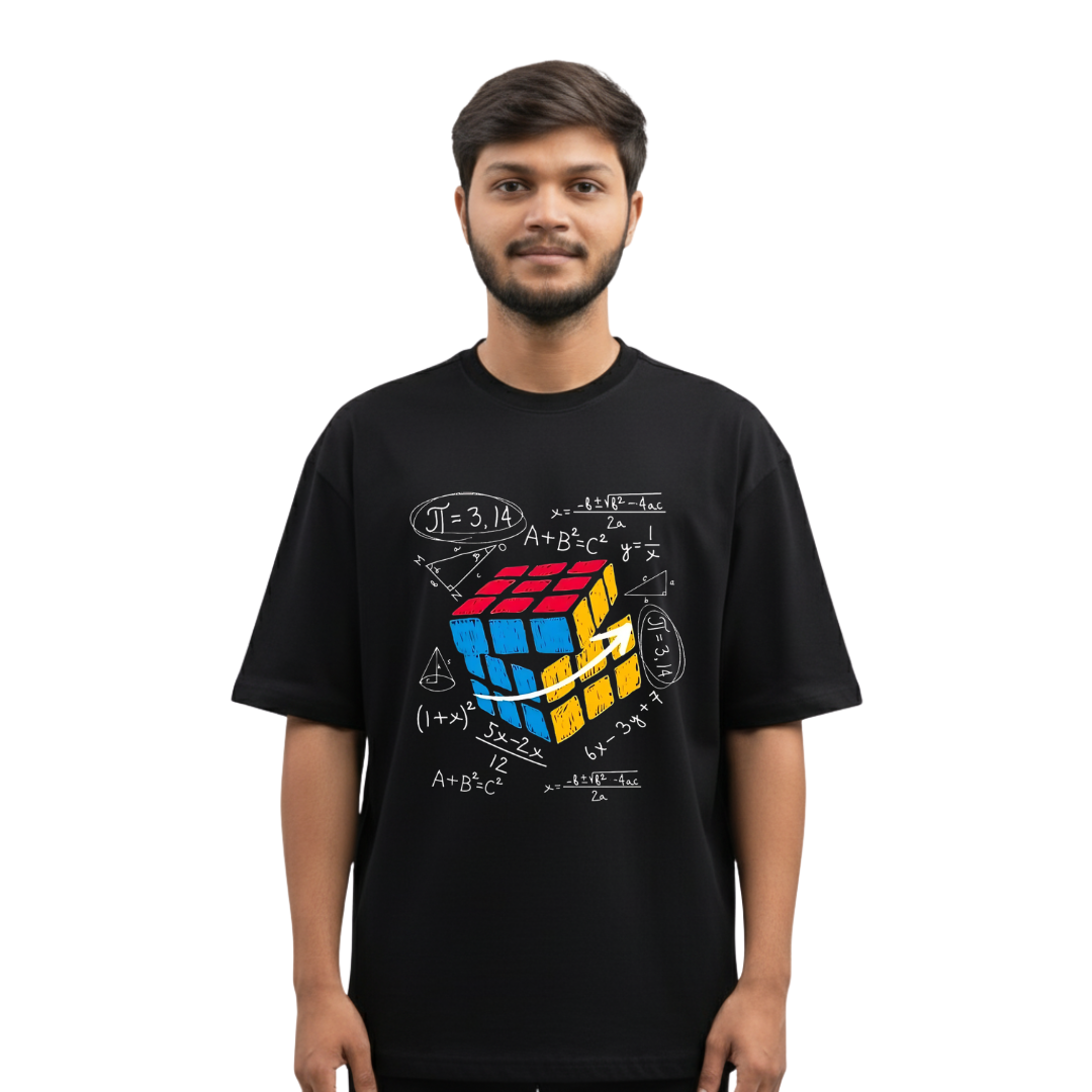 The Mathlete's Cube Tee | Physics & Calculus Formula T-Shirt