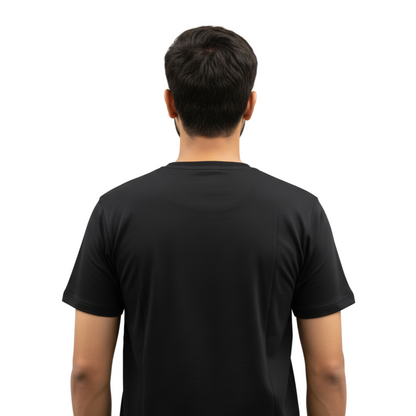 Premium cotton jersey Round Neck, Crew Neck Men’s Essential Black T-Shirt