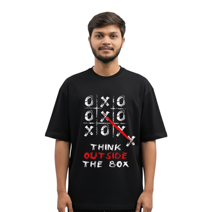 Think Outside The Box Tee | Tic-Tac-Toe Creative Strategy T-Shirt