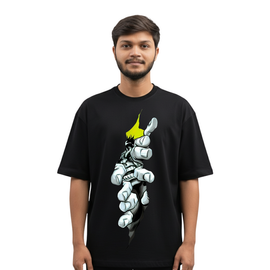 The Hulk Grasp Tee | Dramatic Reaching Hulk Hand Graphic T-Shirt