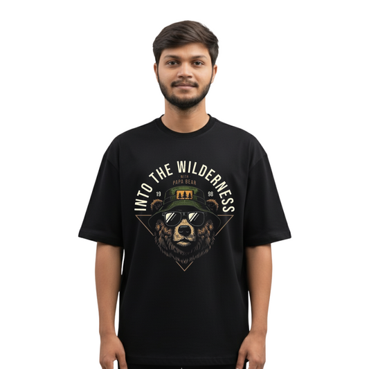 The 'Papa Bear' Wilderness Tee | Cool Dad Outdoor Adventure T-Shirt